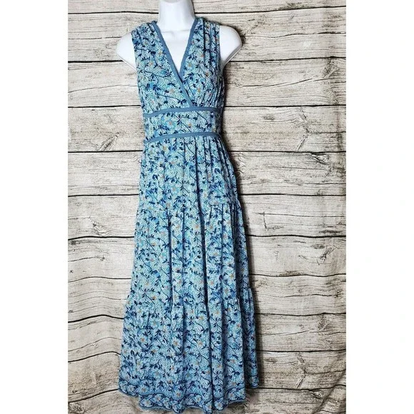 knee length dresses for ladies Max Studio Sleeveless Maxi Dress